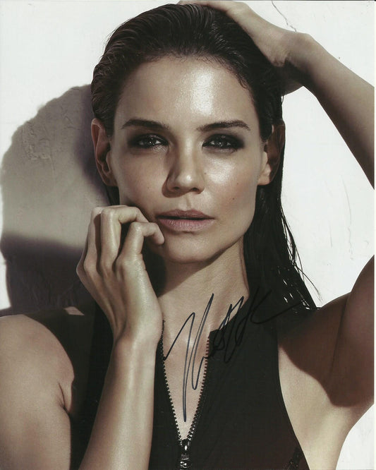 KATIE HOLMES SIGNED SEXY 10X8 PHOTO (1)
