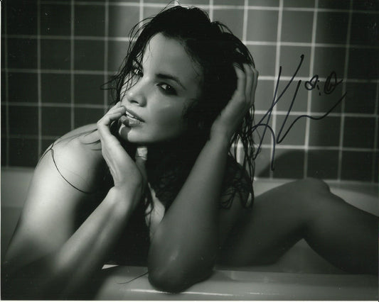 KATRINA LAW SIGNED SEXY 10X8 PHOTO