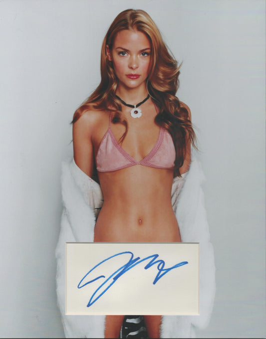 JAIME KING SIGNED 14X11 SEXY PHOTO MOUNT (1)