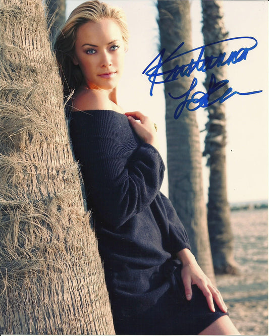 KRISTANNA LOKEN SIGNED SEXY 10X8 PHOTO (7)