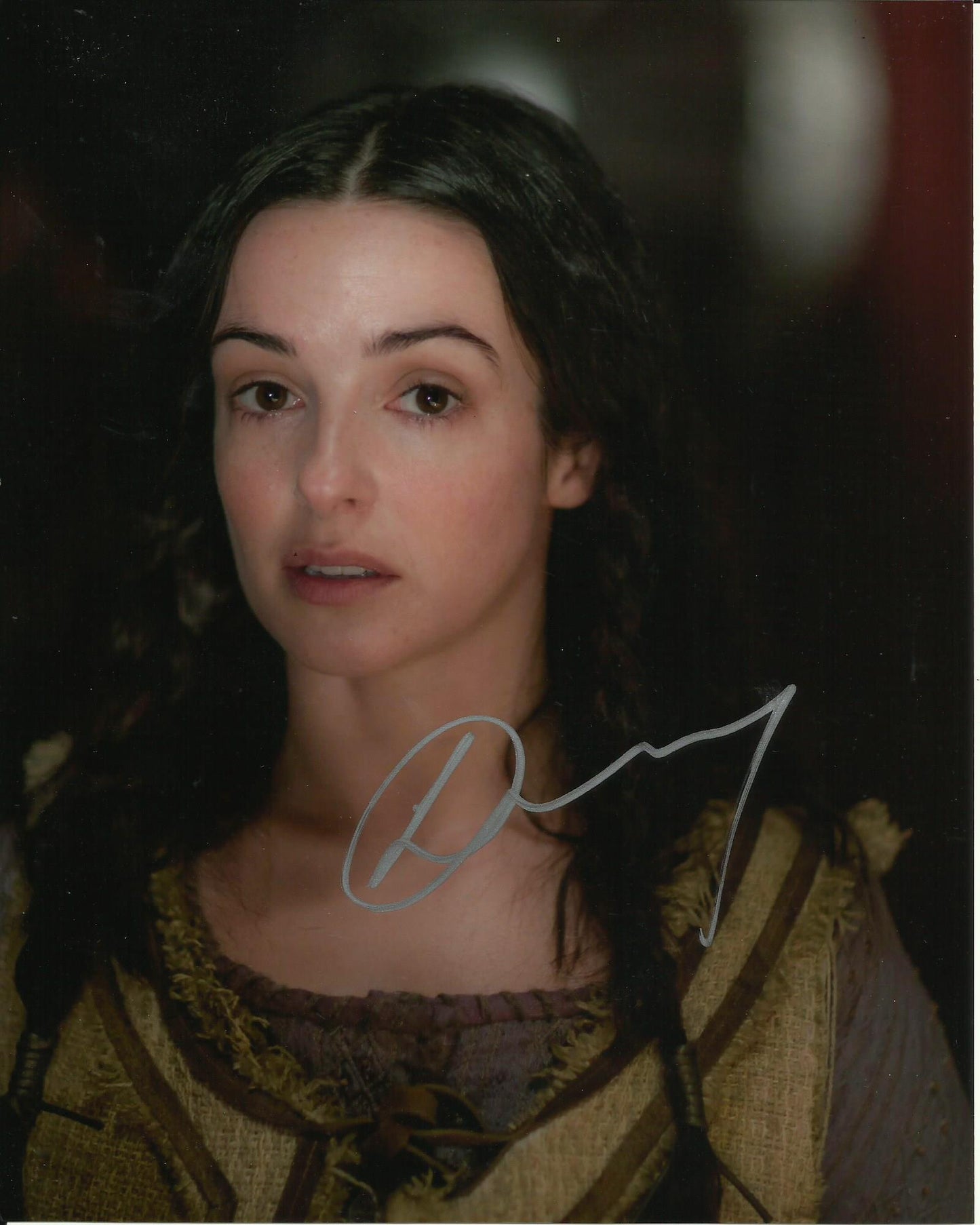 LAURA DONNELLY SIGNED SEXY 8X10 PHOTO (1)