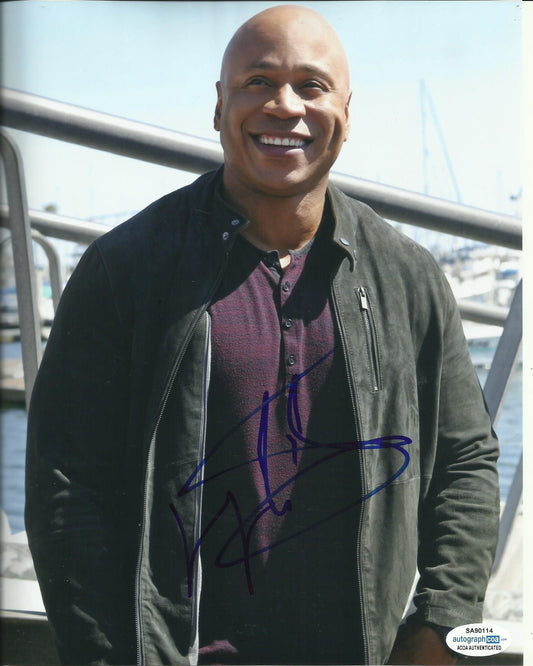 LL COOL J SIGNED NCIS LA 8X10 PHOTO (1) ALSO ACOA CERTIFIED