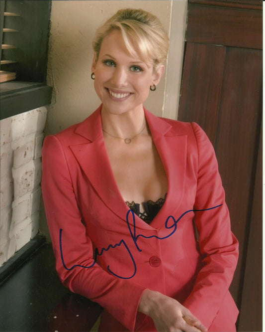 LUCY PUNCH SIGNED SEXY 10X8 PHOTO (2)