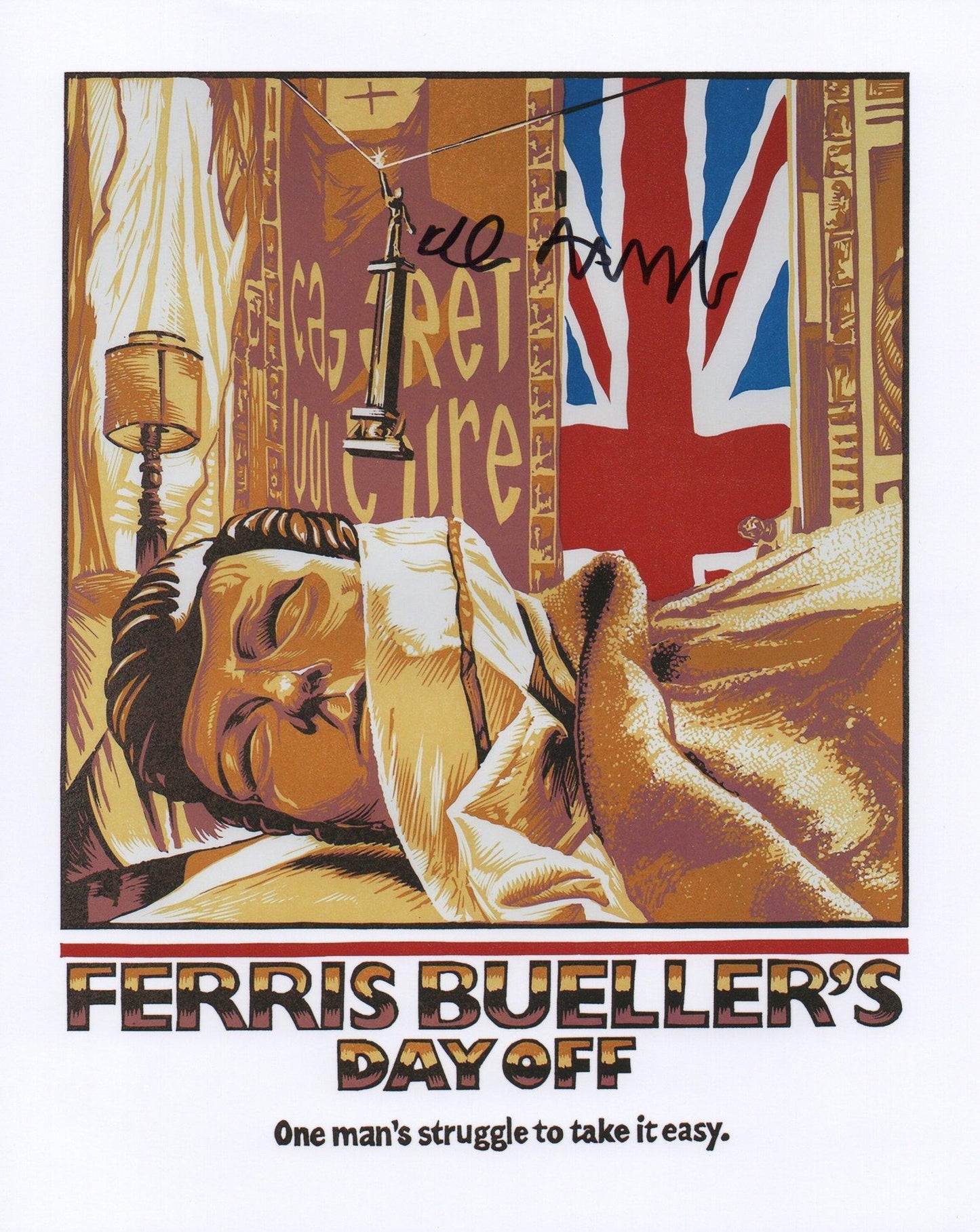 MATTHEW BRODERICK SIGNED FERRIS BUELLERS DAY OFF 8X10 PHOTO  (9)
