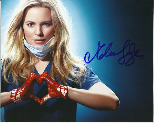 MELISSA GEORGE SIGNED HEARTBEAT 10X8 PHOTO (1)