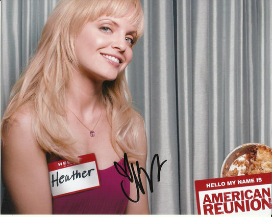 MENA SUVARI SIGNED AMERICAN PIE 10X8 PHOTO