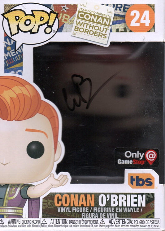 CONAN O'BRIEN SIGNED CONAN WITHOUT BORDERS FUNKO POP (1)