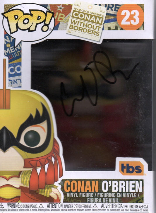 CONAN O'BRIEN SIGNED CONAN WITHOUT BORDERS FUNKO POP (2)