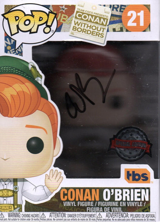 CONAN O'BRIEN SIGNED CONAN WITHOUT BORDERS FUNKO POP (3)