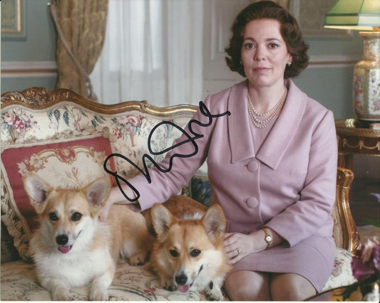 OLIVIA COLMAN SIGNED THE CROWN 10X8 PHOTO