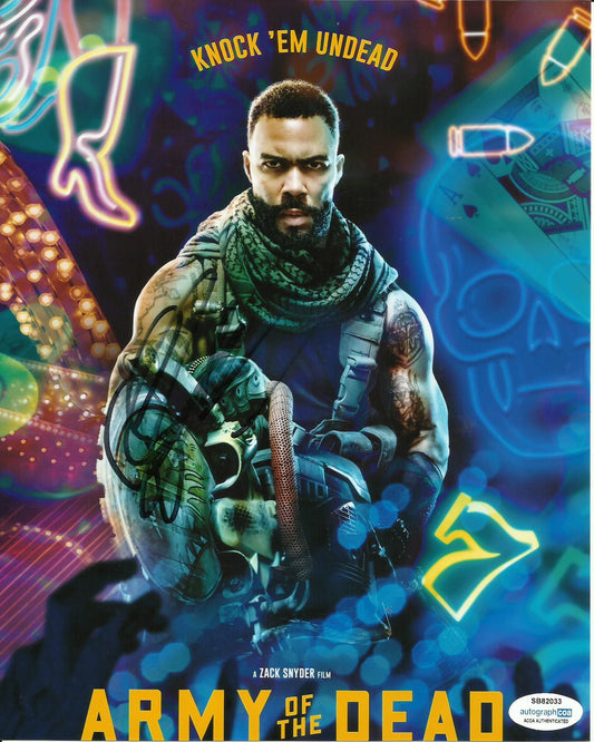 OMARI HARDWICK SIGNED ARMY OF THE DEAD 8X10 PHOTO ALSO ACOA (1)