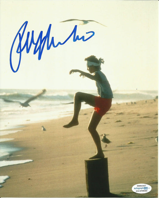 RALPH MACCHIO SIGNED THE KARATE KID 8X10 PHOTO (7) ALSO ACOA CERTIFIED