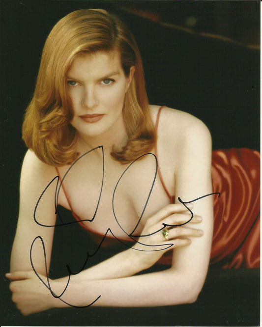 RENE RUSSO SIGNED SEXY 10X8 PHOTO