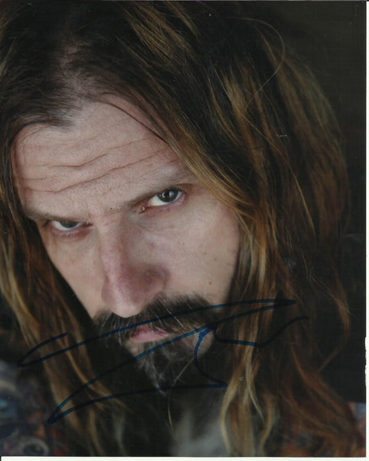 ROB ZOMBIE SIGNED COOL 8X10 PHOTO