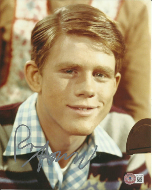 RON HOWARD SIGNED YOUNG HAPPY DAYS 8X10 PHOTO (4) ALSO BECKETT COA
