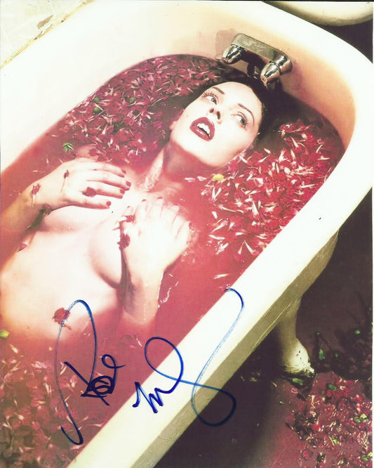 ROSE McGOWAN SIGNED SEXY 10X8 PHOTO (7)