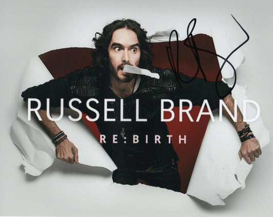 RUSSELL BRAND SIGNED COOL 8X10 PHOTO (3)