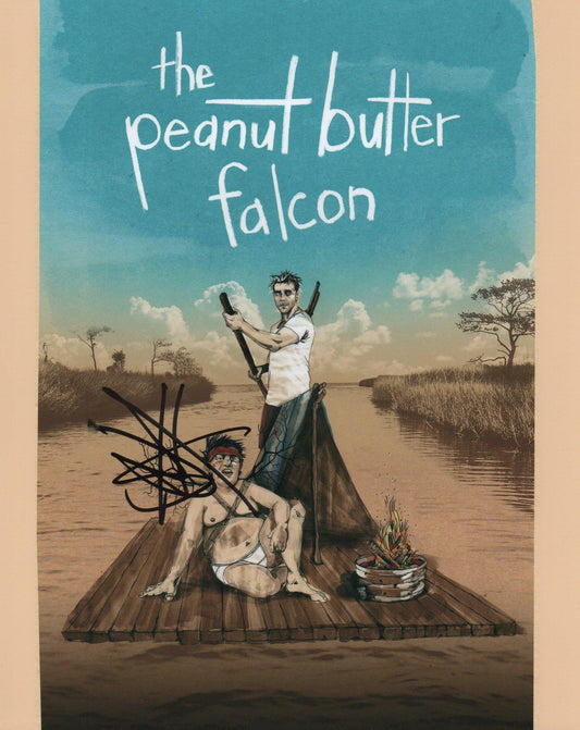SHIA LaBEOUF SIGNED THE PEANUT BUTTER FALCON 8X10 PHOTO (1)