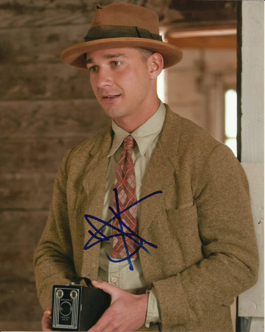 SHIA LaBEOUF SIGNED THE GREATEST GAME EVER PLAYED 8X10 PHOTO (2)