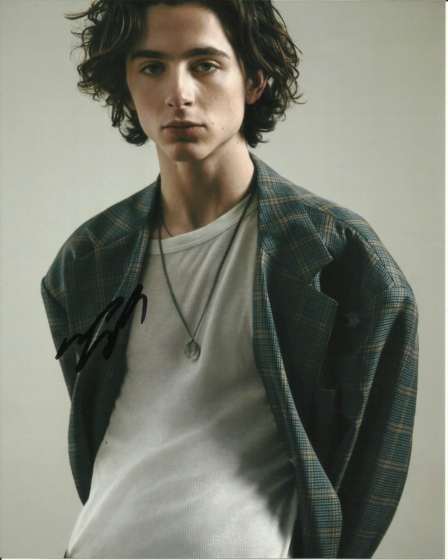 TIMOTHEE CHALAMET SIGNED 8X10 PHOTO (6)