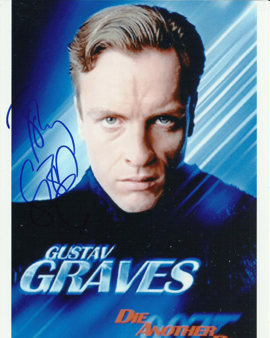 TOBY STEPHENS SIGNED DIE ANOTHER DAY 8X10 PHOTO