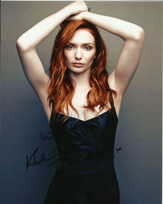 ELEANOR TOMLINSON SIGNED SEXY 10X8 PHOTO (1)