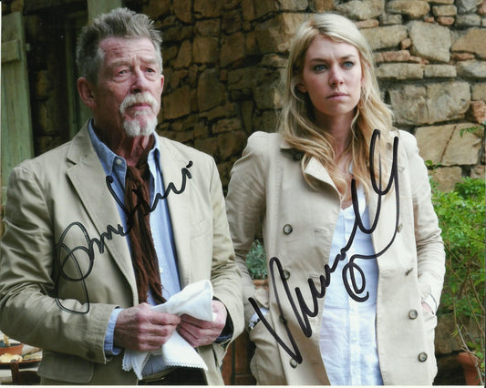 VANESSA KIRBY AND JOHN HURT SIGNED LABYRINTH 10X8 PHOTO
