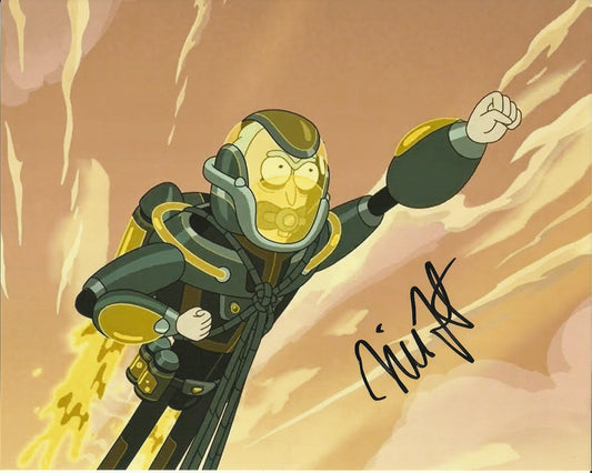 WILL FORTE SIGNED RICK AND MORTY 8X10 PHOTO (2)