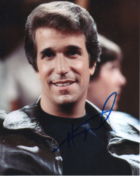 HENRY WINKLER SIGNED HAPPY DAYS 8X10 PHOTO