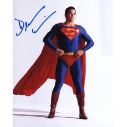 DEAN CAIN SIGNED SUPERMAN 8X10 PHOTO (2) 