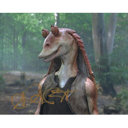 AHMED BEST SIGNED STAR WARS 8X10 PHOTO (1)