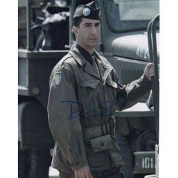 DAVID SCHWIMMER SIGNED BAND OF BROTHERS 8X10 PHOTO (1)
