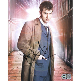 DAVID TENNANT SIGNED DR WHO 8X10 PHOTO (4) ALSO SWAU