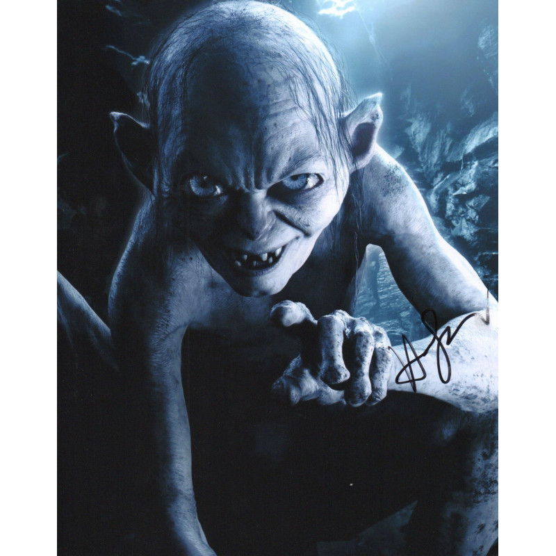 ANDY SERKIS SIGNED LORD OF THE RINGS / HOBBIT 8X10 PHOTO (3)