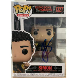 JUSTICE SMITH SIGNED SIMON DUNGEONS AND DRAGONS FUNKO POP ALSO ACOA (2)