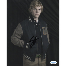 EVAN PETERS SIGNED AMERICAN HORROR STORY 10X8 PHOTO (3) ALSO ACOA