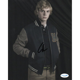 EVAN PETERS SIGNED AMERICAN HORROR STORY 10X8 PHOTO (4) ALSO ACOA