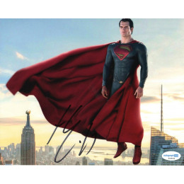 HENRY CAVILL SIGNED SUPERMAN 8X10 PHOTO (2) ALSO ACOA