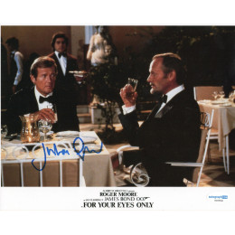 JULIAN GLOVER SIGNED FOR YOUR EYES ONLY 8X10 PHOTO (3) ALSO ACOA