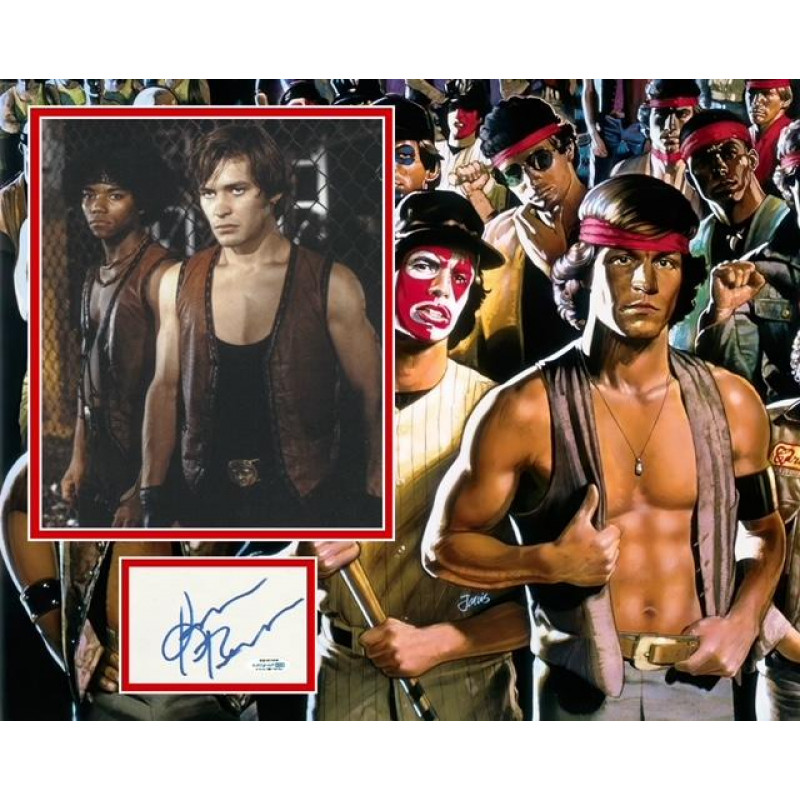 JAMES REMAR SIGNED THE WARRIORS PHOTO MOUNT ALSO ACOA
