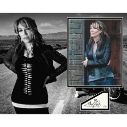 KATEY SAGAL SIGNED SONS OF ANARCHY PHOTO MOUNT ALSO ACOA