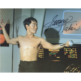 GEORGE TAKEI SIGNED STAR TREK 8X10 PHOTO (2)