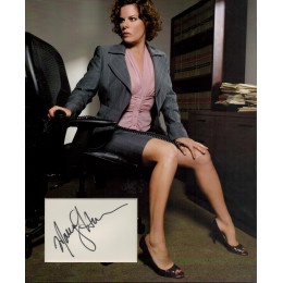 MARCIA GAY HARDEN SIGNED 14X11 SEXY PHOTO MOUNT