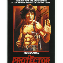JACKIE CHAN  SIGNED PROTECTOR 8X10 PHOTO (10)