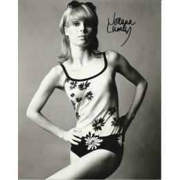 JOANNA LUMLEY SIGNED YOUNG SEXY 10X8 PHOTO (2)