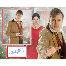 DAVID MORRISSEY SIGNED DOCTOR WHO PHOTO MOUNT 