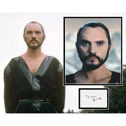 TERENCE STAMP SIGNED SUPERMAN PHOTO MOUNT 