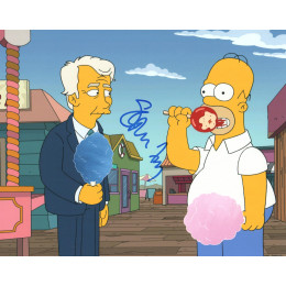 STEPHEN FRY SIGNED THE SIMPSONS 8X10 PHOTO (1)