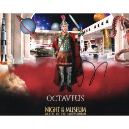 STEVE COOGAN SIGNED NIGHT AT THE MUSEUM 8X10 PHOTO (1)