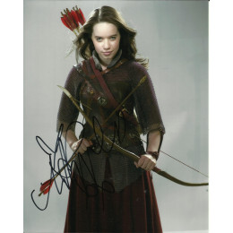 ANNA POPPLEWELL SIGNED THE CHRONICLES OF NARNIA 10X8 PHOTO (4)